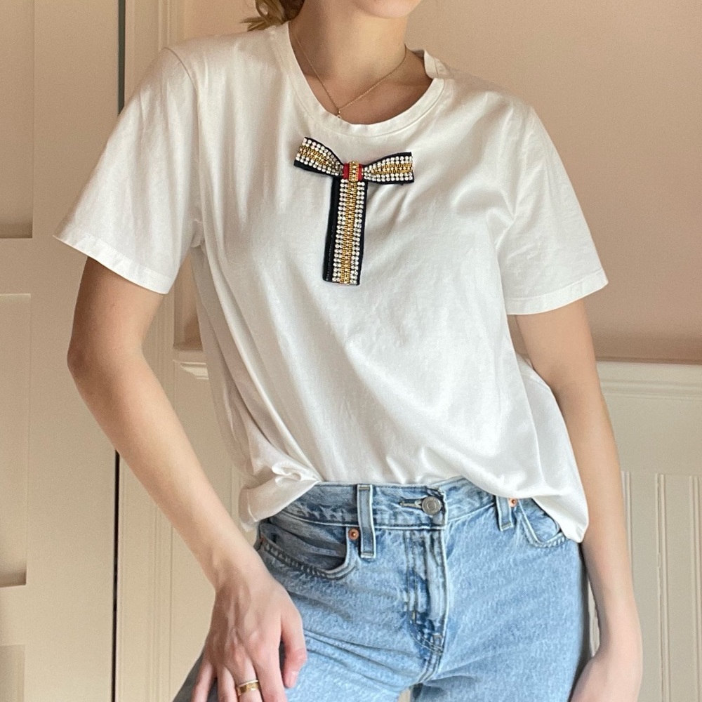 SAKS Women’s One of a kind Maje Tania Rhinestone-Embellshed Tee Shirt